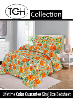 BRIGHT FLORAL 3 PIECE COMFORTER SET