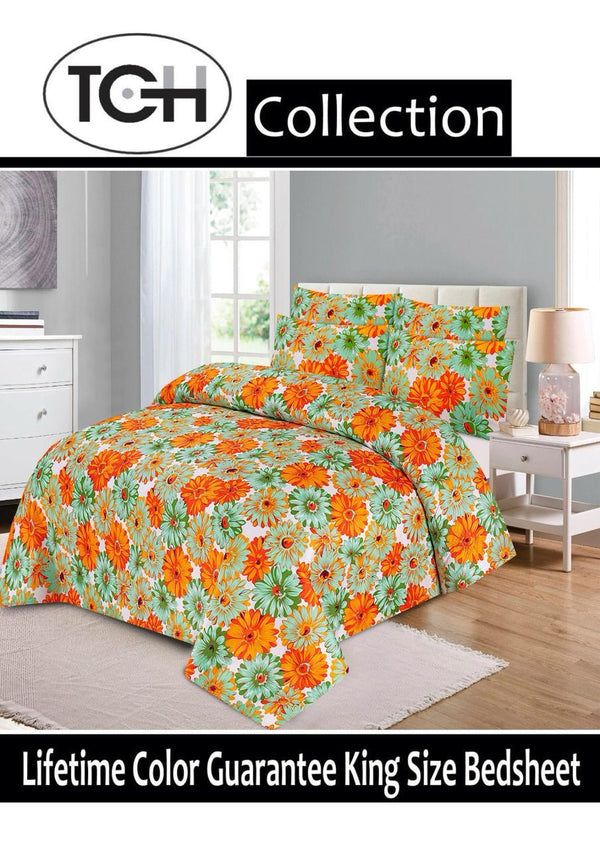 BRIGHT FLORAL 3 PIECE COMFORTER SET
