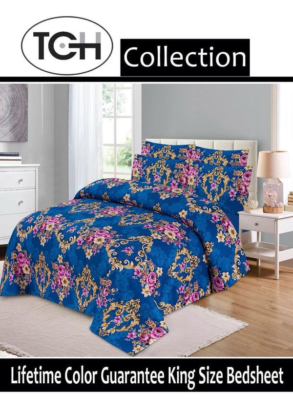 BLUE 3 PIECE COMFORTER SET