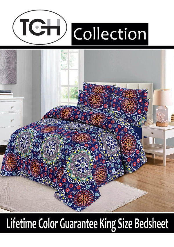 DARK BLUE 3 PIECE COMFORTER SET