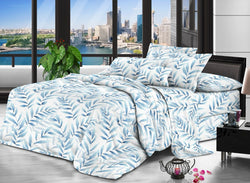 OFF WHITE PRINTED BEDSPREAD - 3PCS