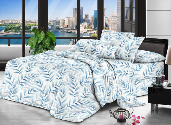 OFF WHITE PRINTED BEDSPREAD - 3PCS