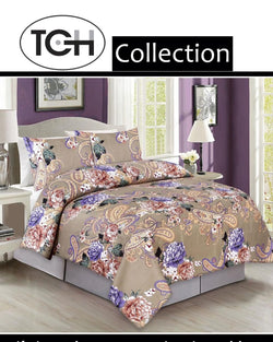 BEIGE COLOR COMFORTER SET - 3PC
